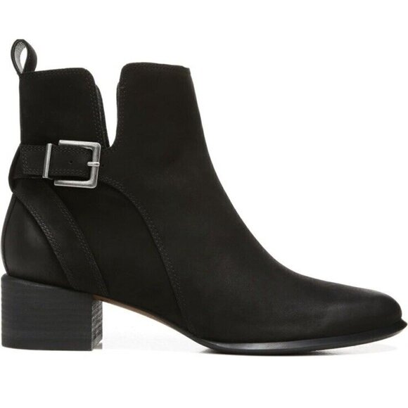 Vionic Ankle Boot Womens 9 Black Sienna Waterproof NUBUCK Arch Support New - Picture 5 of 10